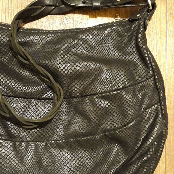 COPY - Lauren Merkin black leather hobo bag - Picture 2 of 8